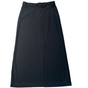 Ann Taylor Midi Skirt Sz 4P Black #81J